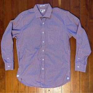 JCrew Ludlow Blue and Red Checkered Shirt